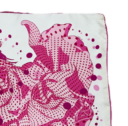 Hermes Carre 45 HOLA Flamenca Ola Flamenca 100% Silk Scarf