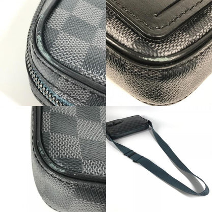 Louis Vuitton Shoulder Bag Alpha Messenger N40188 Damier Graphite Canvas Black