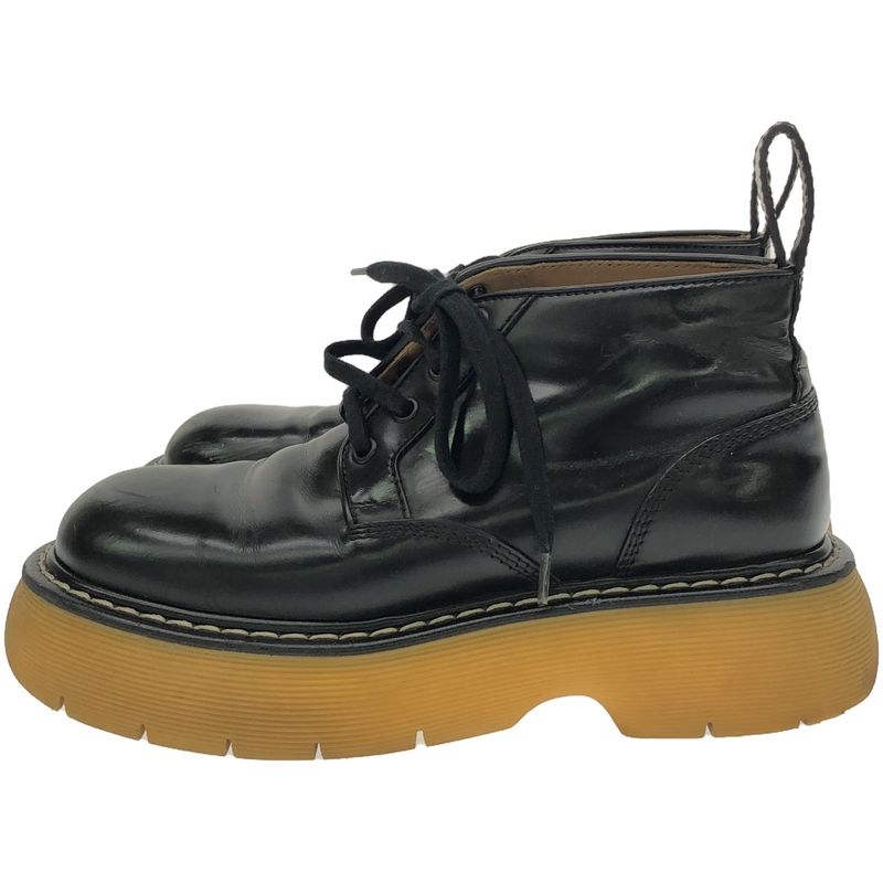Bottega Veneta the Bounce Leather Ankle Boots Black 37
