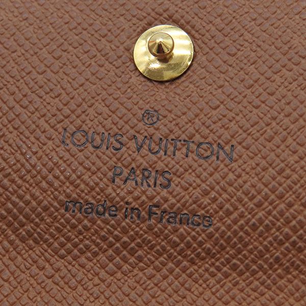 Louis Vuitton Key Case Multicles 4 Monogram Canvas Monogram Gold Hardware Brown