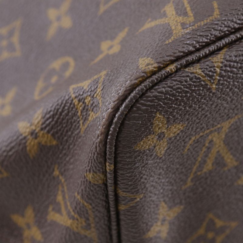 Louis Vuitton Neverfull MM M40156 Monogram Canvas Brown Ar4088 Ladies Tote Bag