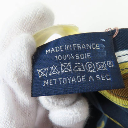 Hermes Twilly Brides De GALA Brides De Gala Silk Marine/beige Dore/gold Scarf