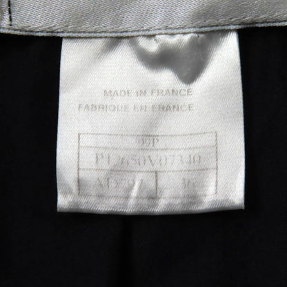 CHANEL Vintage 99P P12650 Wool Jacket With Coco Mark Buttons Black 36 Made In