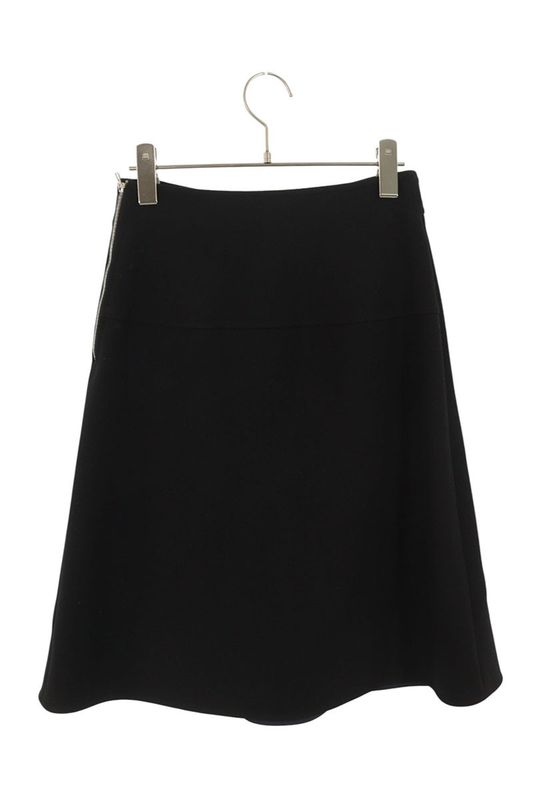 Hermes Waist Belt Flared Skirt Women 34