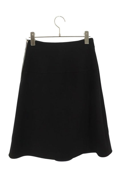 Hermes Waist Belt Flared Skirt Women 34