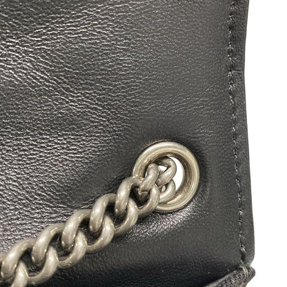 Balenciaga Shoulder Bag Crash 736016 Black Chain Shoulder/quilted