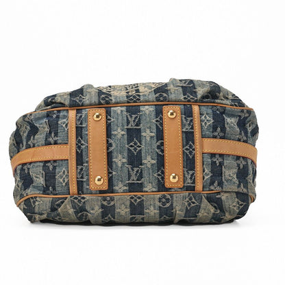 Louis Vuitton Monogram Monogram - Denim Caballaye GM Shoulder Bag Blue (gold