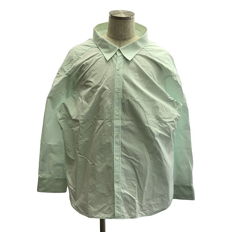 Balenciaga - Cotton Oversized Shirt - 34 - Turquoise Green - Mens