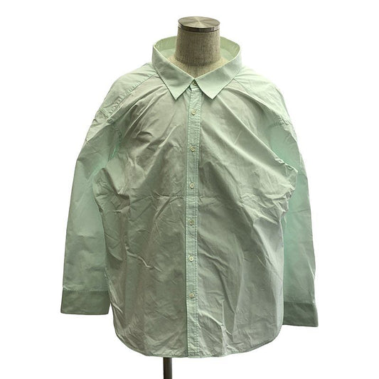 Balenciaga - Cotton Oversized Shirt - 34 - Turquoise Green - Mens