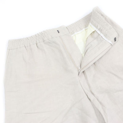 Fendi 2021 Fb0779 Linen Blend Logo Embroidery Embroidered Shorts Kinari 50