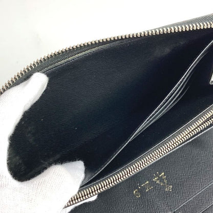 Louis Vuitton Long Wallet Zippy Organizer NM N60153 Damier Graphite Canvas Black