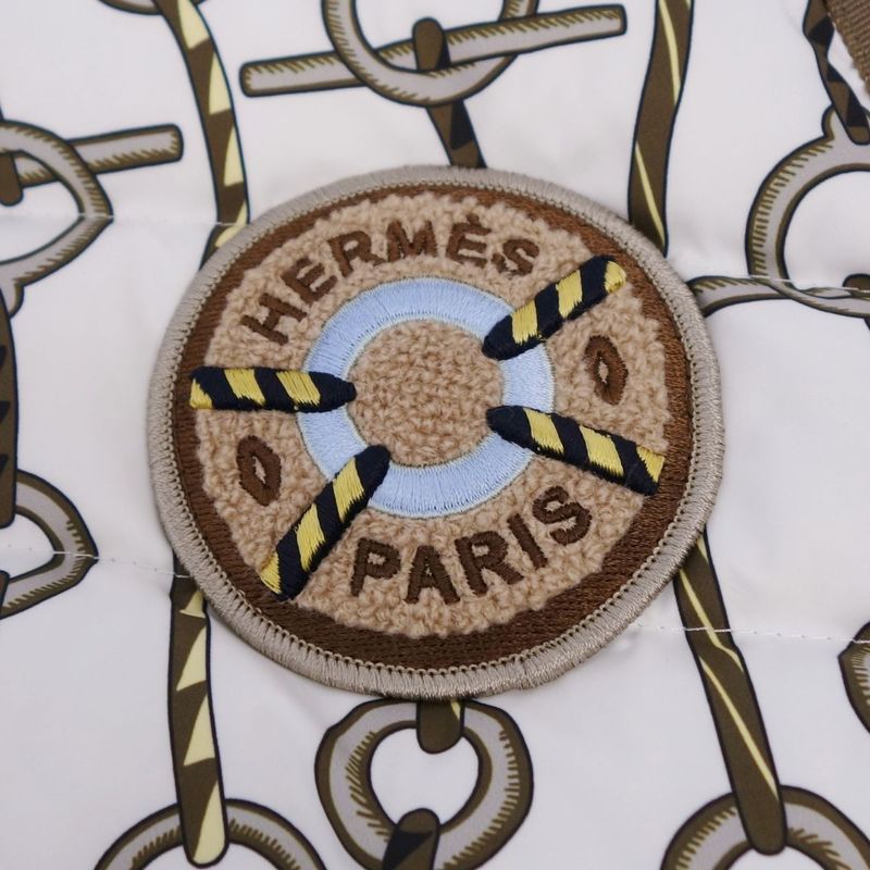 Hermes 23AW Belt Gilet Down Vest Zip Up