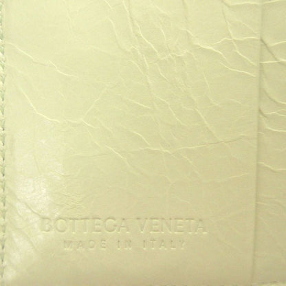 Bottega Veneta Maxi Intrecciato 690934 IC Chip Leather Yellow Bifold Wallet