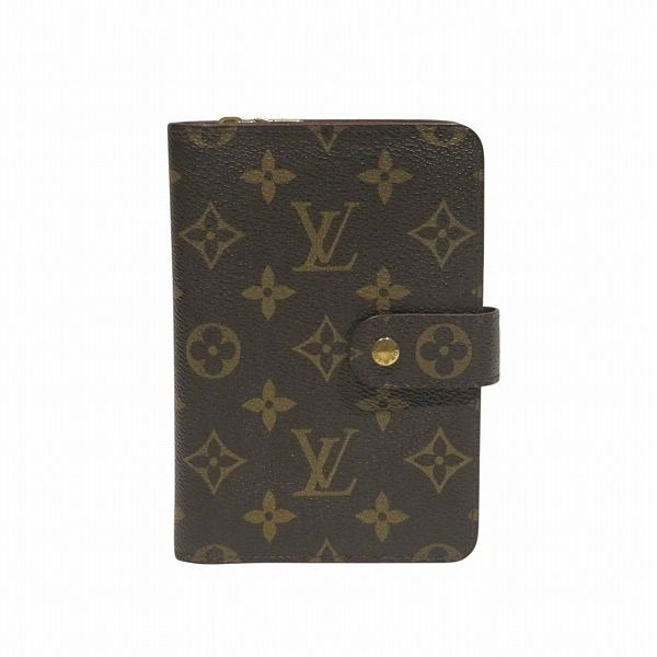 Louis Vuitton Monogram Porte Papier Zip M61207 Bifold Wallet Unisex