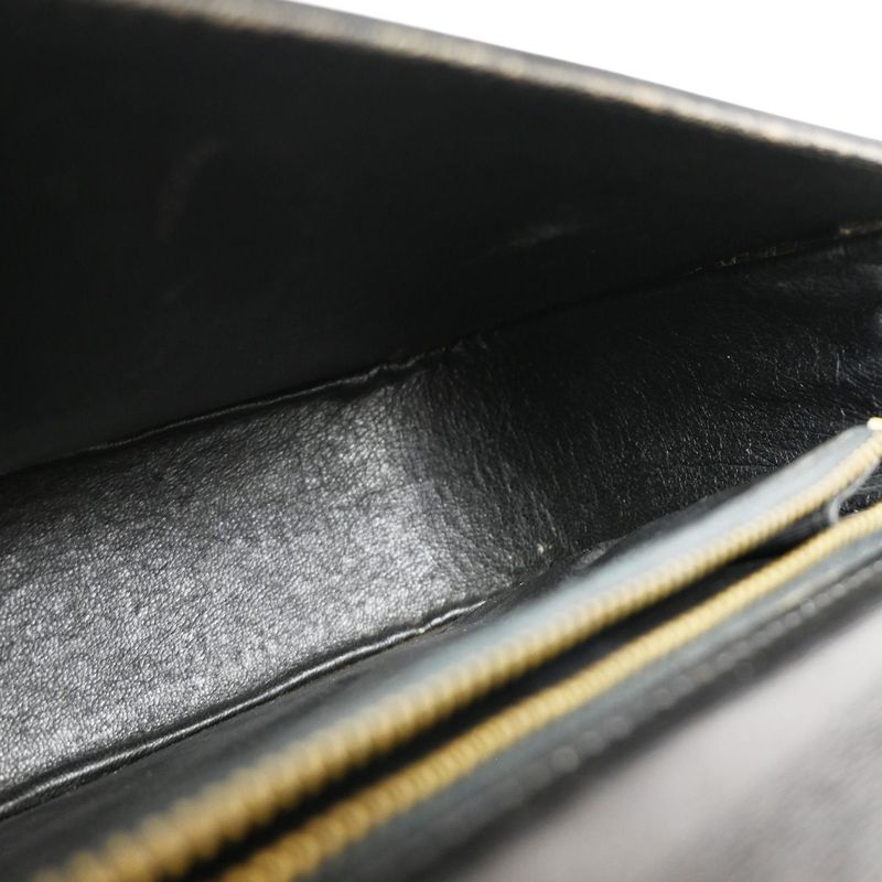 Celine Carriage Shoulder Bag Leather Black 83fa496