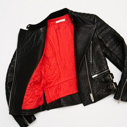 Celine Riders Jacket Size 38 Phoebe Period Biker Jacket Riders Leather Jacket
