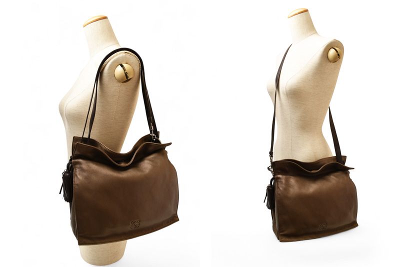 Loewe Flamenco Bag Crossbody Tassel Anagram Loewe Nappa Bag Bronze