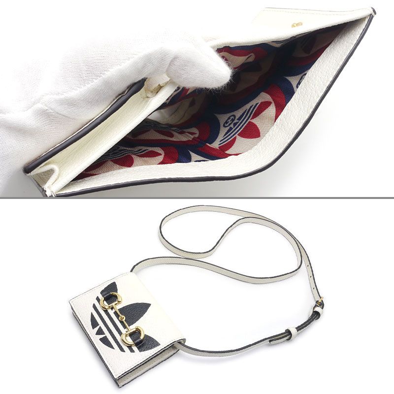 Gucci X Adidas Gucci X Adidas Shoulder Wallet White