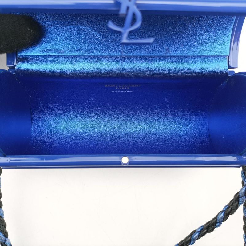Yves Saint Laurentyves Saint Laurent Fringe Monogram Opium Box Blue Plexiglass