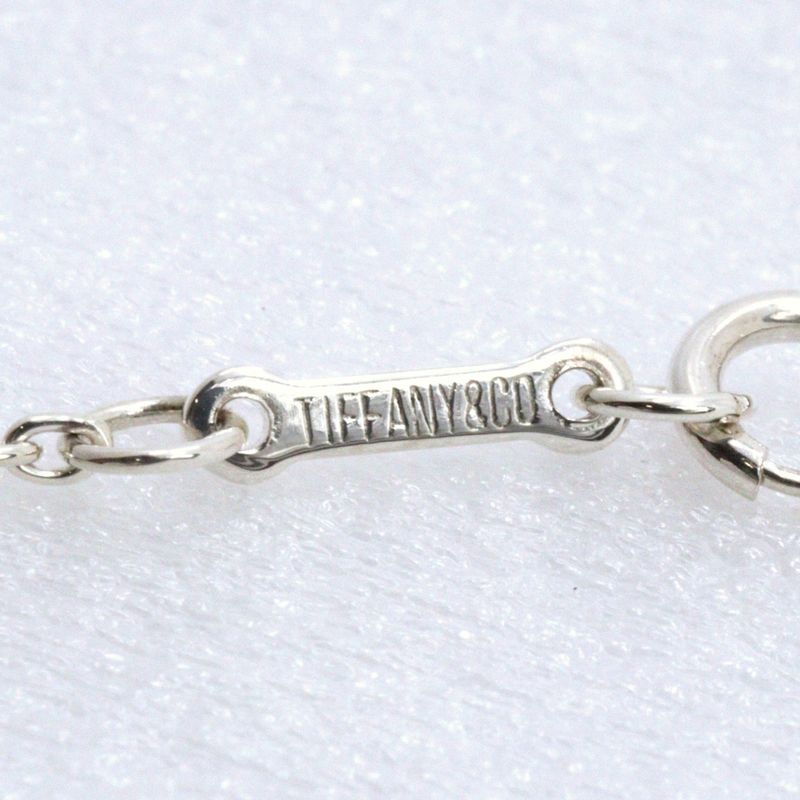 Tiffany & Co Open Heart Elsa Peretti 925 Silver Ladies 4.2g Necklace