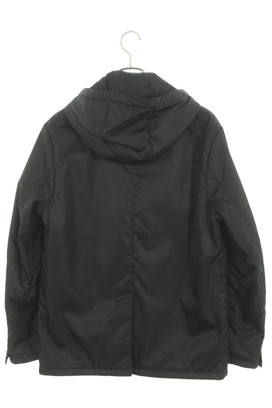 Prada Sd118 S212 1WQ8 Nylon Hooded Layered Jacket Blouson Men 50