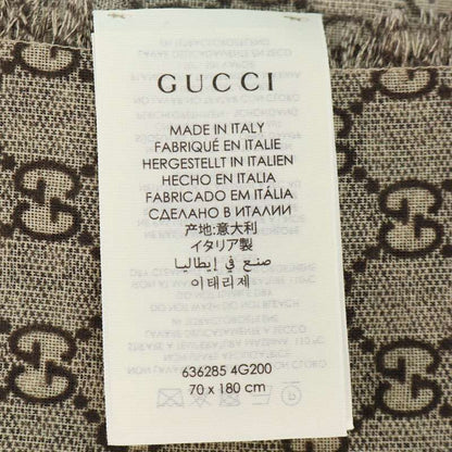 Gucci 636285 4g200 FAKE NOT GG Patterned Scarf Men's