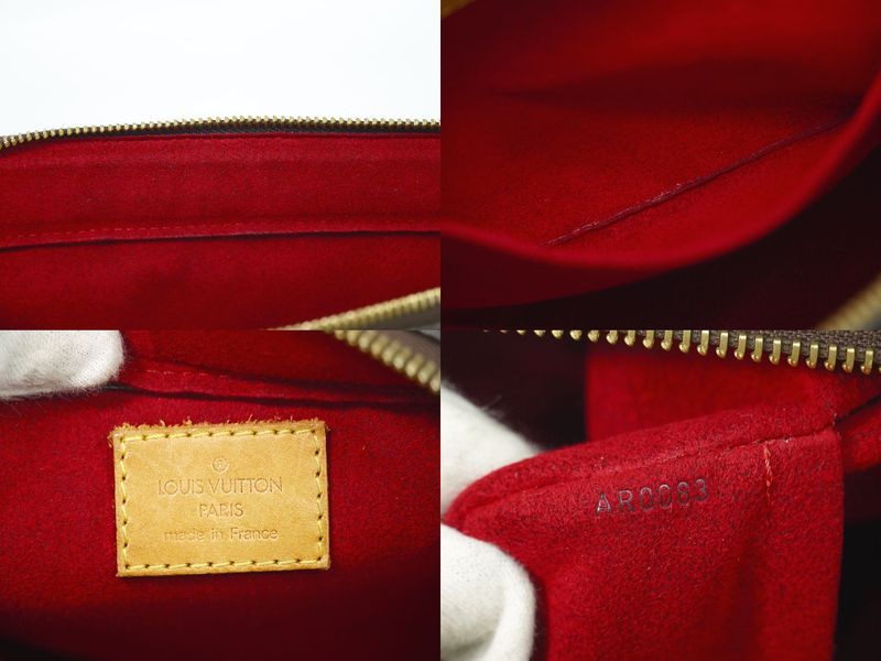 Authentic Louis Vuitton LV Viva Cité GM Monogram Shoulder Bag Handbag Brown