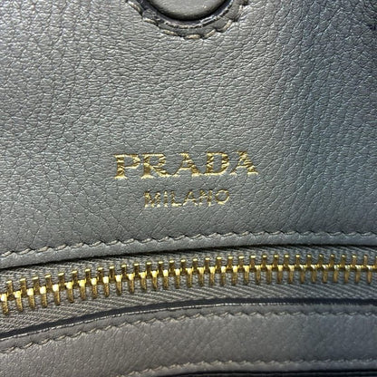 Prada Tote Bag - 1bg048 Grey Leather