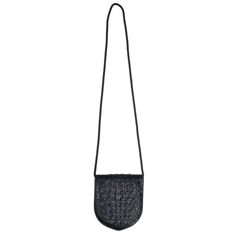 Celine 20AW Ecusson Croc Shape Pressed Shoulder Bag Men's