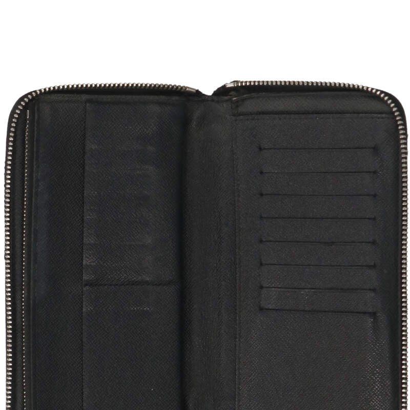 Louis Vuitton N63095 Zippy Wallet Vertical Damier Graphite Long Wallet For Men