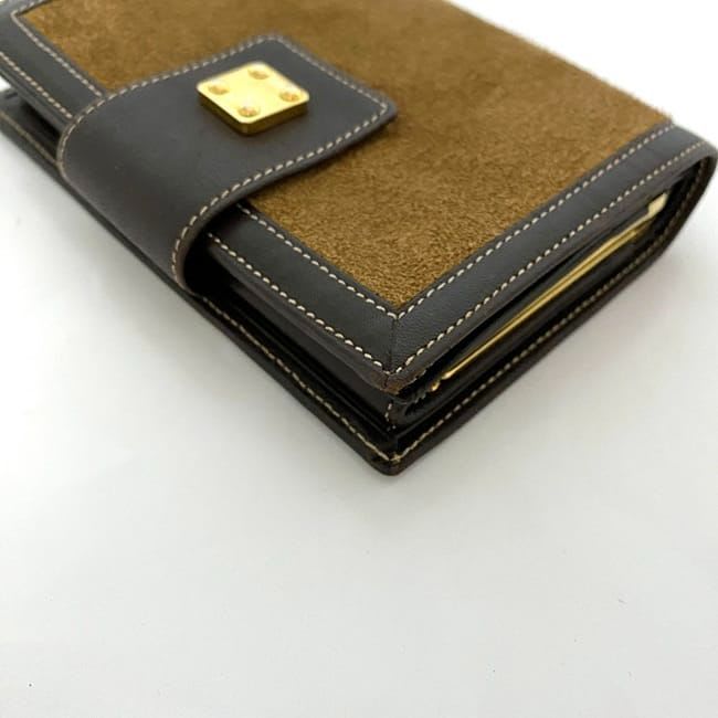 Loewe Fold Wallet Brown Beige