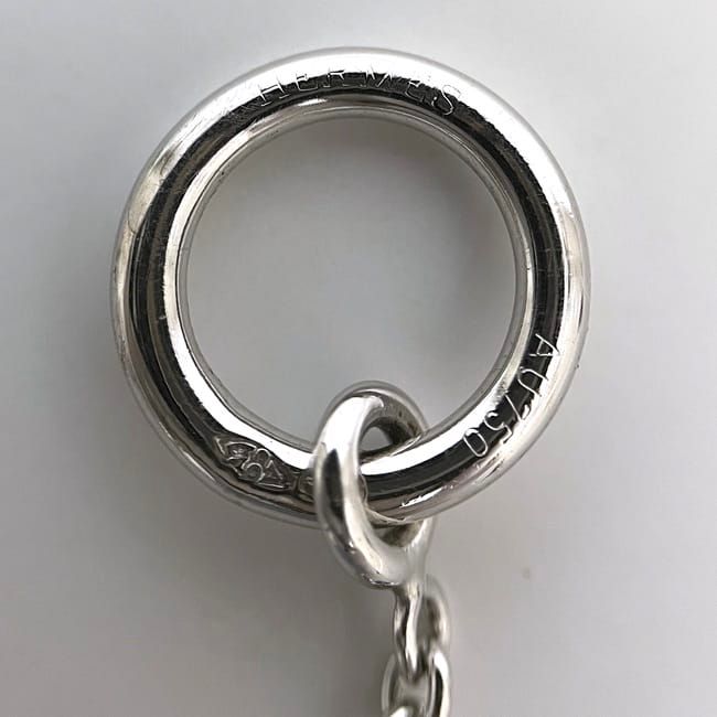 Hermes Bracelet Mini Chaine D'ancre Chain White Gold WG