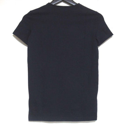 Hermes Exlibris Short Sleeve Crew Neck T-Shirt Size 34 Navy Women's Used