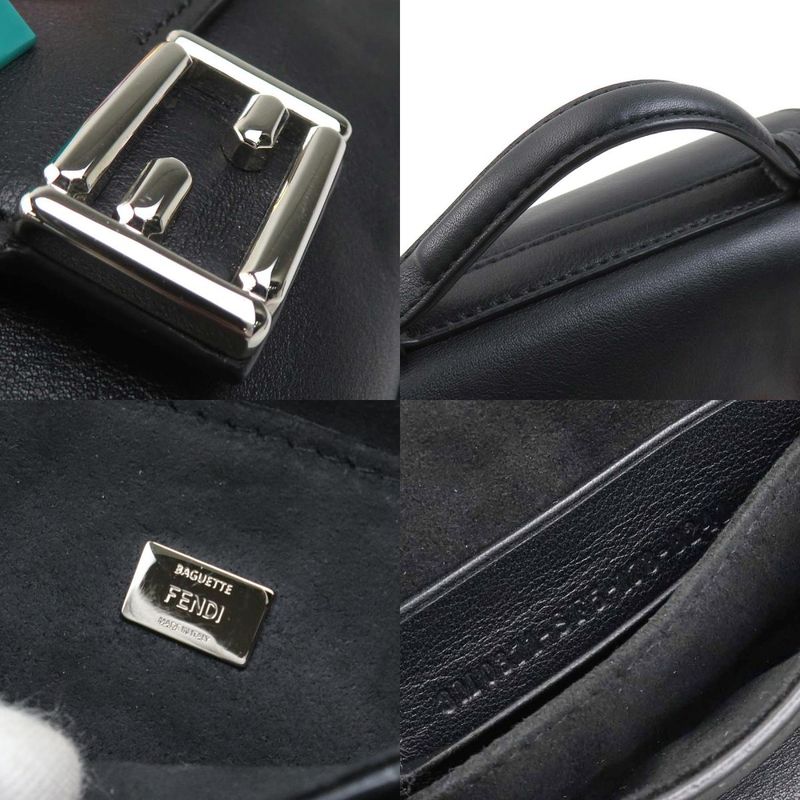 Fendi Crossbody Shoulder Bag Handbag Double Micro Baguette 8m0371-sf5