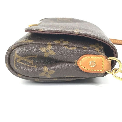 Louis Vuitton Shoulder Bag Favorite PM M40717 Monogram Canvas Brown