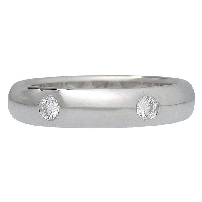 Cartier Stella 6P Diamond Ring 18K White Gold 750 White Gold Diamond #50