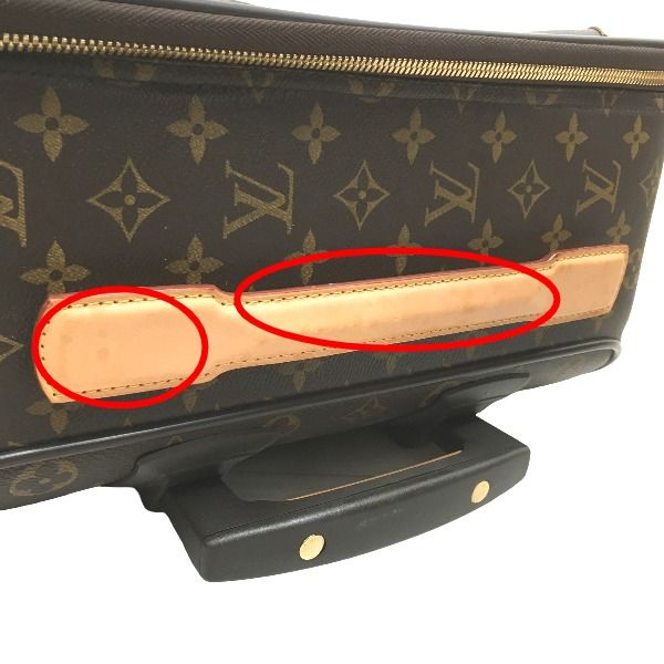 Louis Vuitton M23294 Monogram Travel Bag With Wheels Pegas 55 Carry Bag Louis