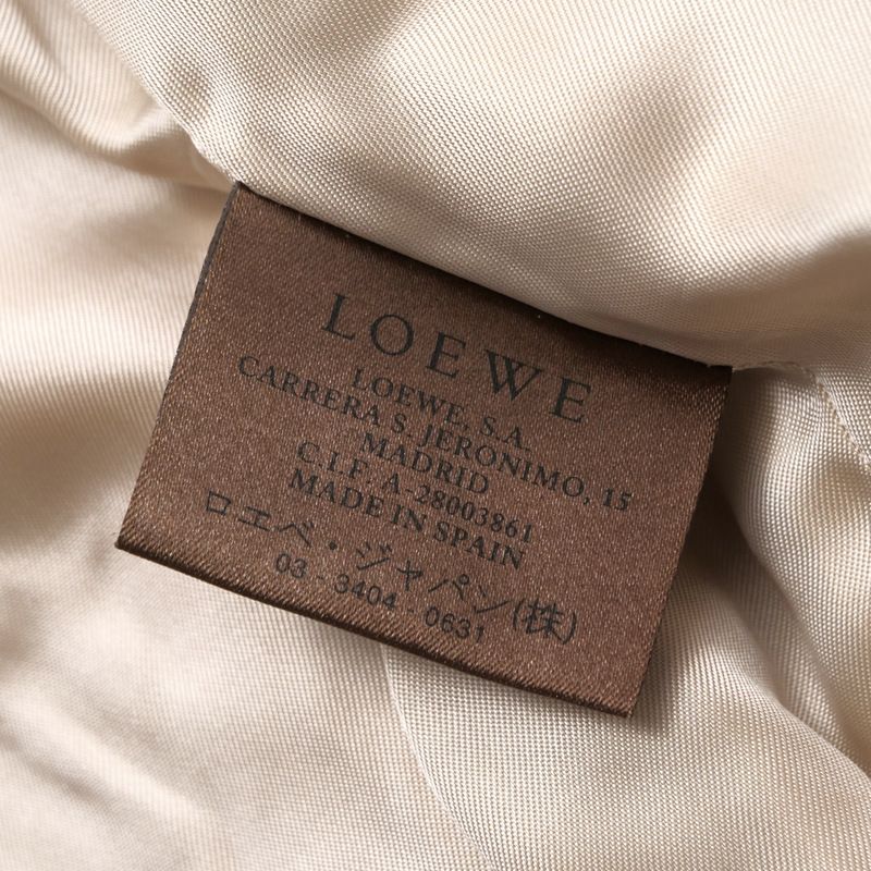 Loewe Tailored Jacket Size 40 Lamb Nappaleather Genuine Leather Jacket Buleather