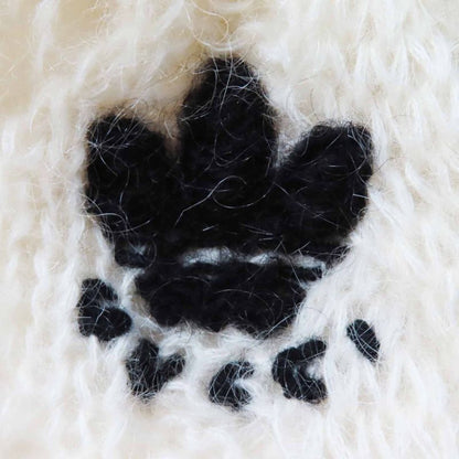 Gucci×adidas Gucci×adidas 721504 Trefoil Mohair Three Stripe Knit Pants White