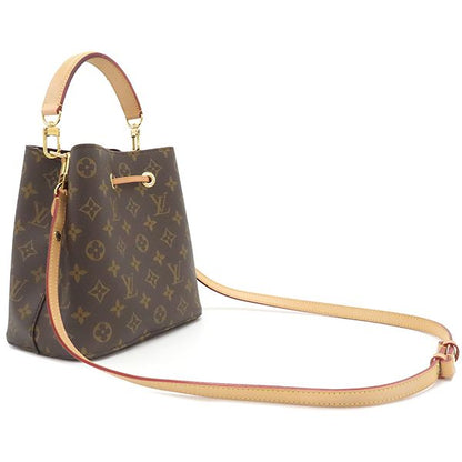 Louis Vuitton 2way Bag Neonoe BB Monogram Canvas Monogram Gold Hardware Brown