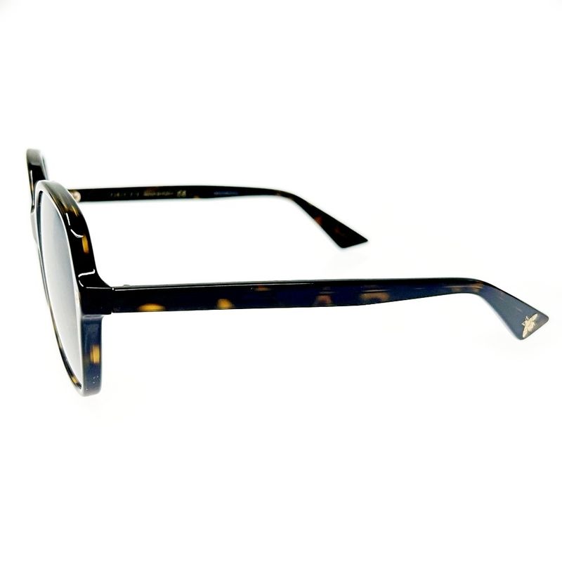 Gucci Gg0092s 002 5518-140 Sunglass Es Brown 330249 Sunglass Es with Case