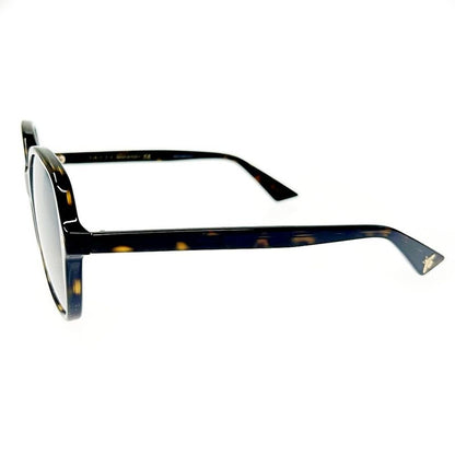 Gucci Gg0092s 002 5518-140 Sunglass Es Brown 330249 Sunglass Es with Case