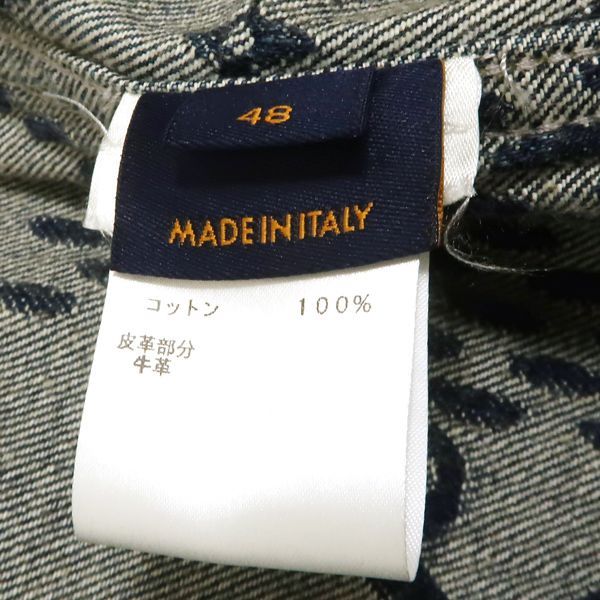 Louis Vuitton × NIGO Denim Jacket Hja10wuzc Giant Damier Waves Monogram #48