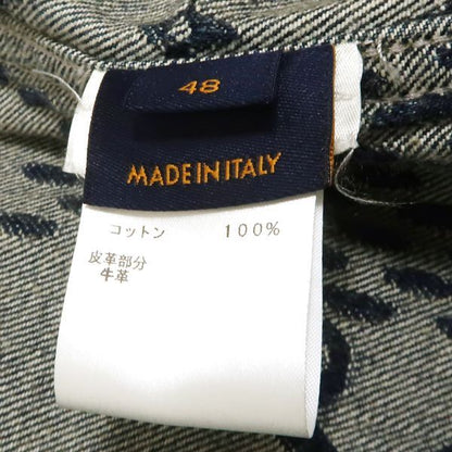 Louis Vuitton × NIGO Denim Jacket Hja10wuzc Giant Damier Waves Monogram #48
