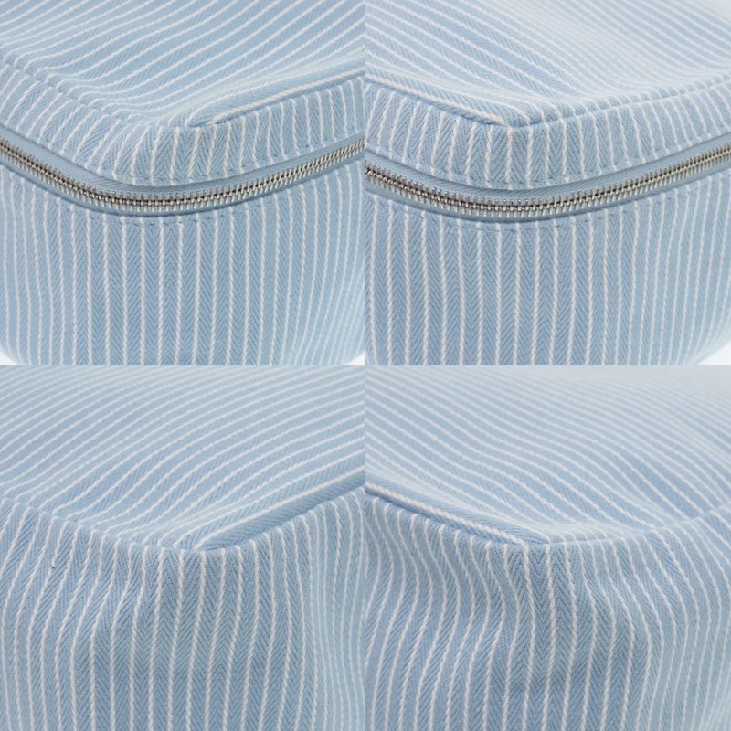 Hermes Cabriole Togo Bag MM Cotton White Blue Water 1009 Pouch Hermes