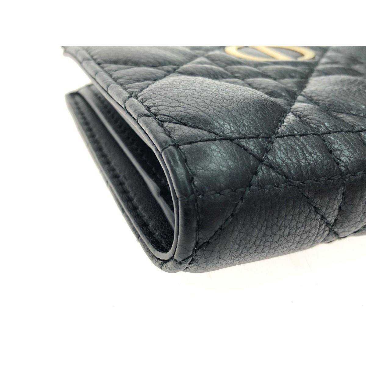 Christian Dior Bifold Wallet Dior Caro Dahlia Wallet Cannage S5173uwhc
