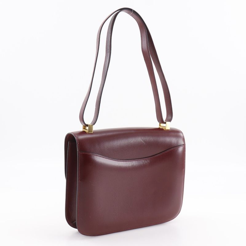 Hermes Constance 23 Box Calf ○K Ladies Shoulder Bag