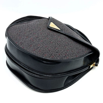 Saint Laurent Shoulder Bag Vintage Gray Pvc×leather Women Men