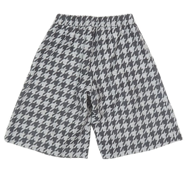 Unused Dior Wide Wool Half Pants Staggered Monochrome Flared Wes Togo M Shorts