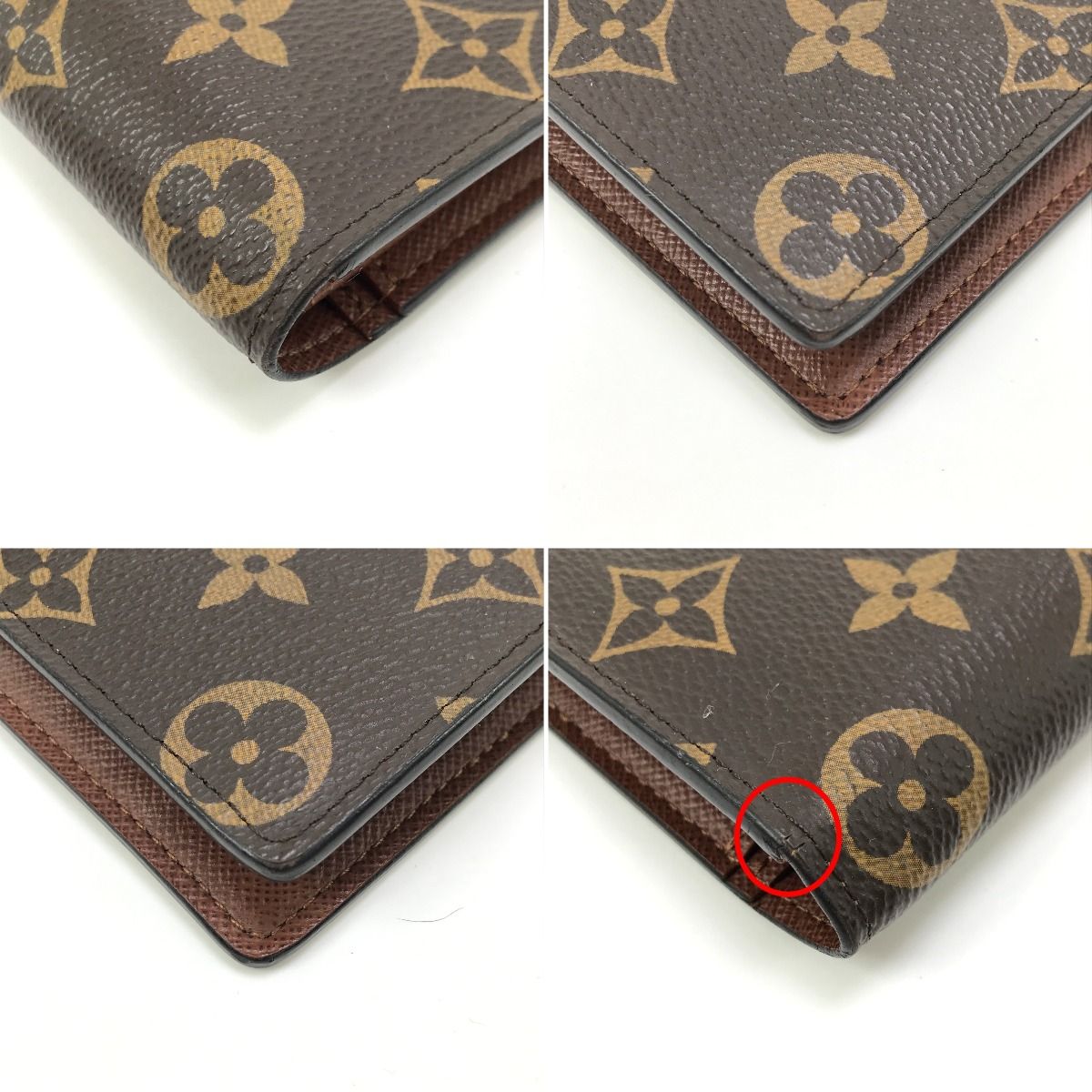 Louis Vuitton Bifold Wallet Monogram Portefeuille Brother Teinitials
